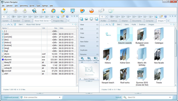 System Navigator screenshot
