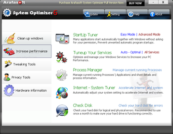 System Optimizer screenshot 2