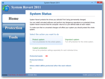 System Revert screenshot