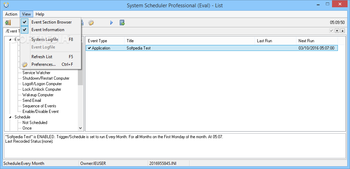 System Scheduler Professional screenshot 10