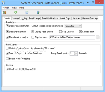 System Scheduler Professional screenshot 11