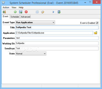 System Scheduler Professional screenshot 2