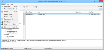 System Scheduler Professional screenshot 9