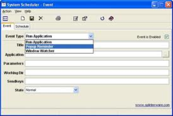 System Scheduler screenshot