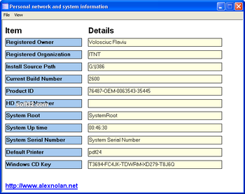 System Spec screenshot 3