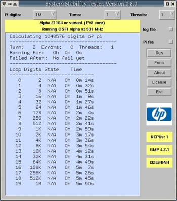 System Stability Tester screenshot 2