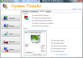 System Tweaks screenshot 3