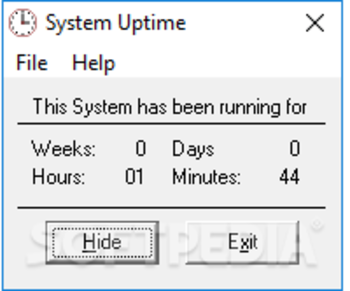 System Uptime screenshot