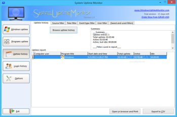 System Uptime Monitor screenshot 3