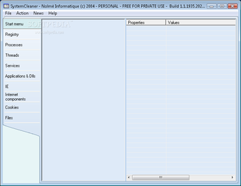 SystemCleaner screenshot
