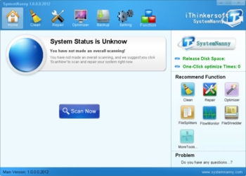 SystemNanny screenshot