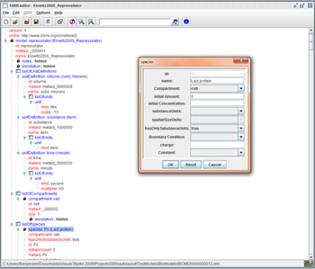 Systems Biology Workbench screenshot 2