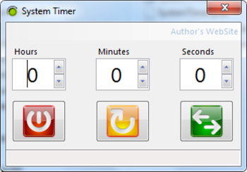 SystemTimer screenshot