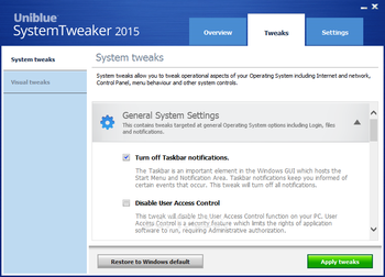 SystemTweaker screenshot 2