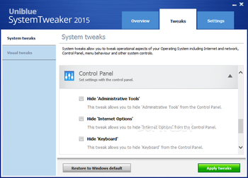 SystemTweaker screenshot 4