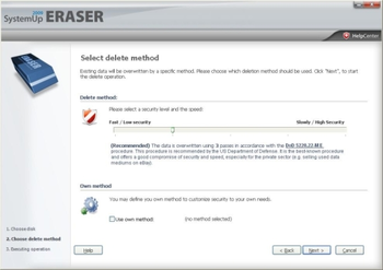 SystemUp Eraser 2009 screenshot 3