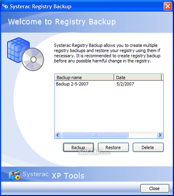 Systerac XP Tools screenshot 6