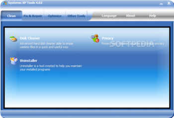 Systerac XP Tools screenshot