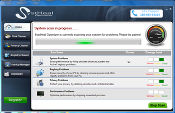 SystHeal Pro screenshot