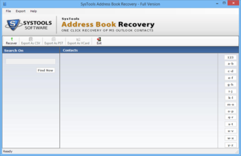 SysTools Address Book Recovery screenshot 3