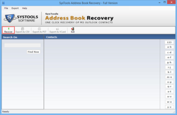 SysTools Address Book Recovery screenshot 4