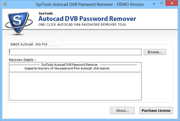 SysTools Autocad DVB Password Remover screenshot 2