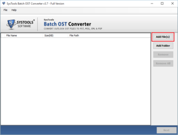SysTools Batch OST Converter screenshot 3