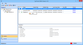 SysTools DMG Viewer screenshot