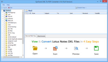 SysTools DXL to PDF Converter screenshot 4