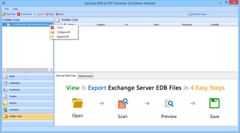 SysTools EDB to PST Converter screenshot