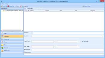 SysTools EDB to PST Converter screenshot 2