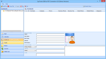 SysTools EDB to PST Converter screenshot 3