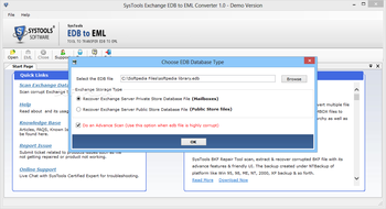 SysTools Exchange EDB to EML Converter screenshot 2