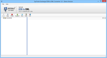 SysTools Exchange EDB to EML Converter screenshot 3