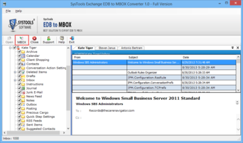 SysTools Exchange EDB to MBOX Converter screenshot 4
