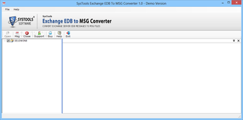 SysTools Exchange EDB to MSG Converter screenshot 3