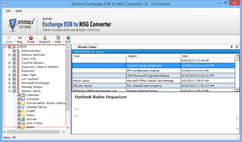 SysTools Exchange EDB to MSG Converter screenshot 4