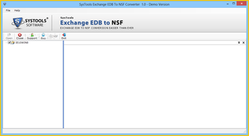 SysTools Exchange EDB to NSF Converter screenshot 3