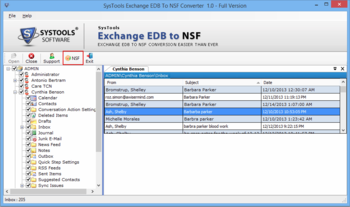 SysTools Exchange EDB to NSF Converter screenshot 4