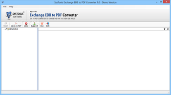 SysTools Exchange EDB to PDF Converter screenshot 3