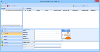 SysTools Exchange EDB Viewer screenshot 4