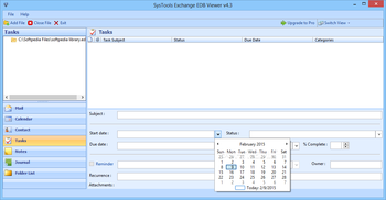 SysTools Exchange EDB Viewer screenshot 5