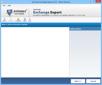 SysTools Exchange Export screenshot 2