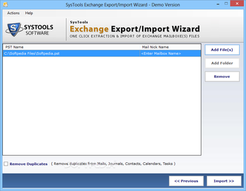 SysTools Exchange Export/Import Wizard screenshot 4