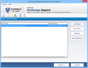 SysTools Exchange Import screenshot 2