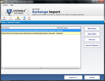 SysTools Exchange Import screenshot 4