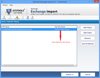SysTools Exchange Import screenshot 3