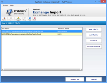 SysTools Exchange Import screenshot 4