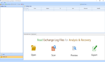 SysTools Exchange Log Analyzer screenshot