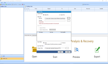 SysTools Exchange Log Analyzer screenshot 3